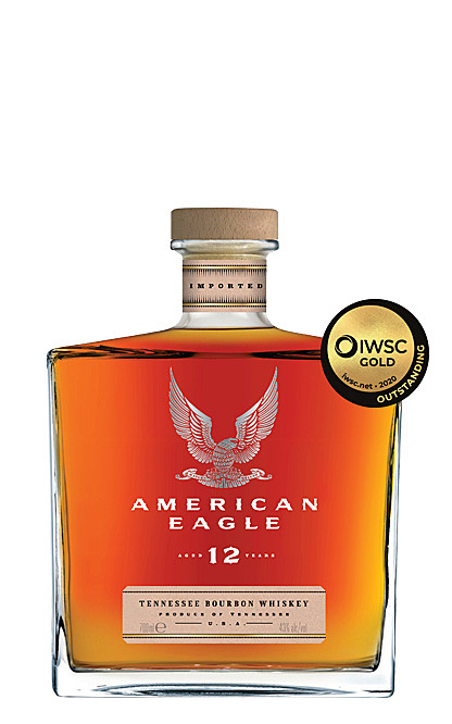 Виски American Eagle 12 лет Old Bourbon 0.7л, 43%